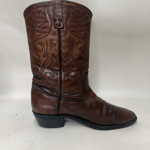 Vintage Red Wing 9801 Pecos Pull-On Cowboy Boots “Brown” main image 11